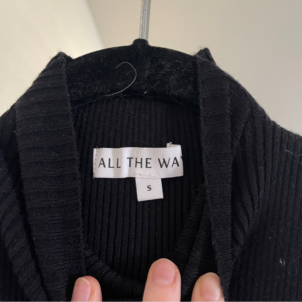 Mock neck sweater bodysuit - Picture 2 of 4
